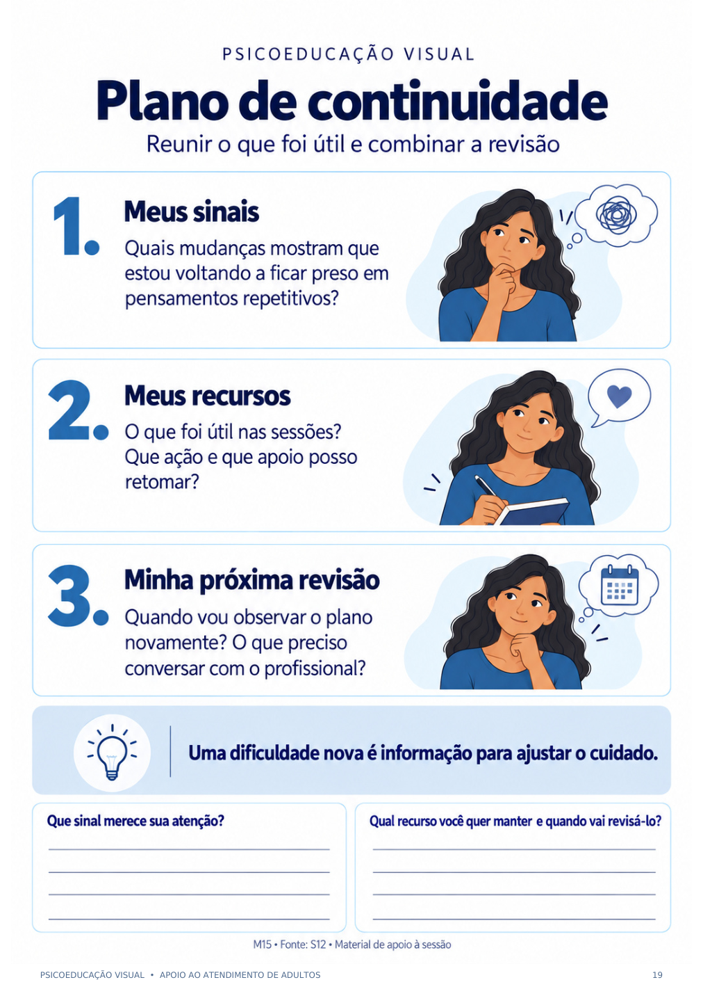 Página real: Plano de continuidade